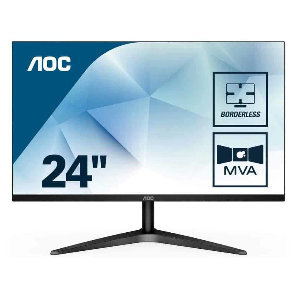Monitor AOC 24B1H 23.6″ 1920x1080 MVA (IPS), VGA, HDMI, slim okvir, Novi
