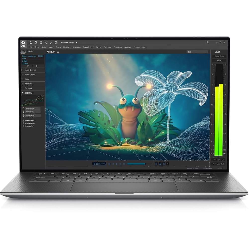 Mobilna radna stanica Dell Precision 5570, Intel Core i9 12900H, 2.50 GHz, 32 GB RAM, 512GB SSD, 15.6"WUXGA (1920 x 1200), NVIDIA RTX A2000 8GB, web kamera, Windows, obnovljeno