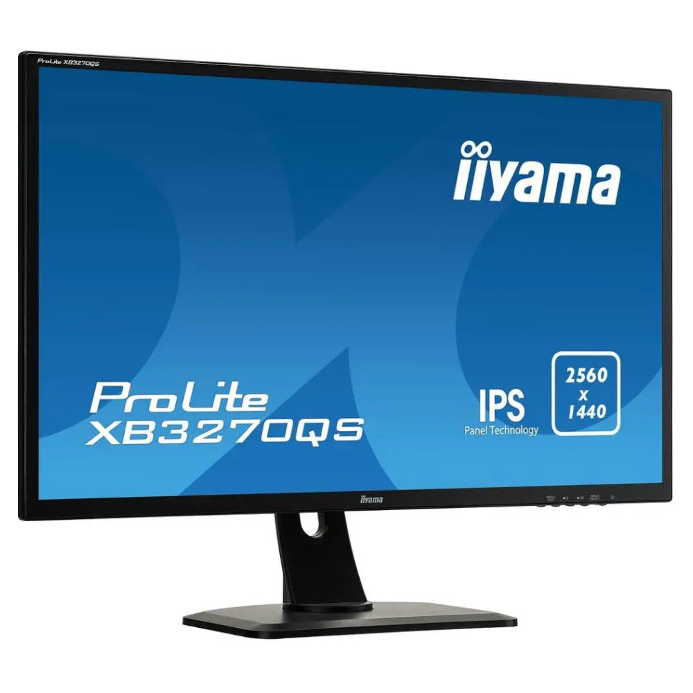 Monitor Iiyama XB3270QS-B1 32" 81,3 cm, 2560x1440, IPS, 4ms, DVI, HDMI, DisplayPort, pivot, zvučnici, 24M jamstvo, Novo