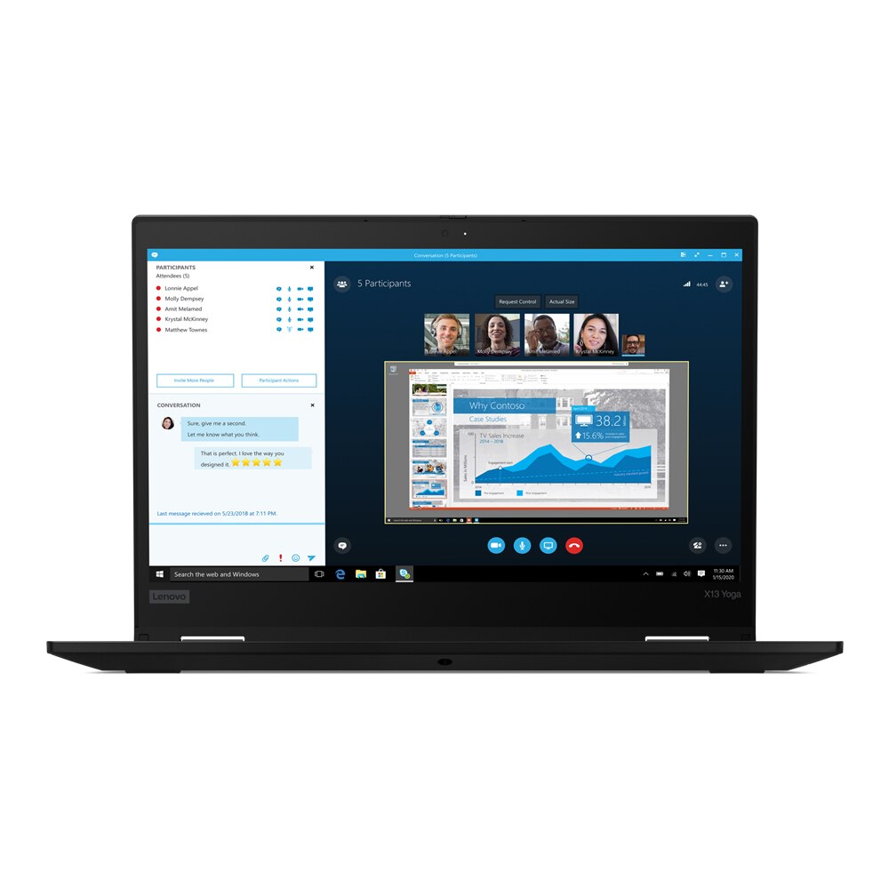 Prijenosno računalo Lenovo ThinkPad X13 Yoga GEN1, Intel Core i5 10310U, 1.70 GHz, 16 GB RAM, 256GB SSD, 13.3"FHD (1920 x 1080), Intel UHD Graphics, Webcam, Windows, Refurbished