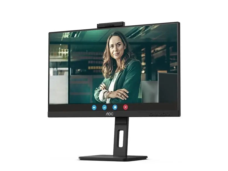 Monitor AOC Q27P3QW (27"), 2560×1440, konferenca 75Hz IPS 4ms 2xHDMI DisplayPort 4xUSB3.2 Pivot Kamera Zvočniki 2x5W 3H AdaptiveSync P3 serija ( 3 leta garancije)