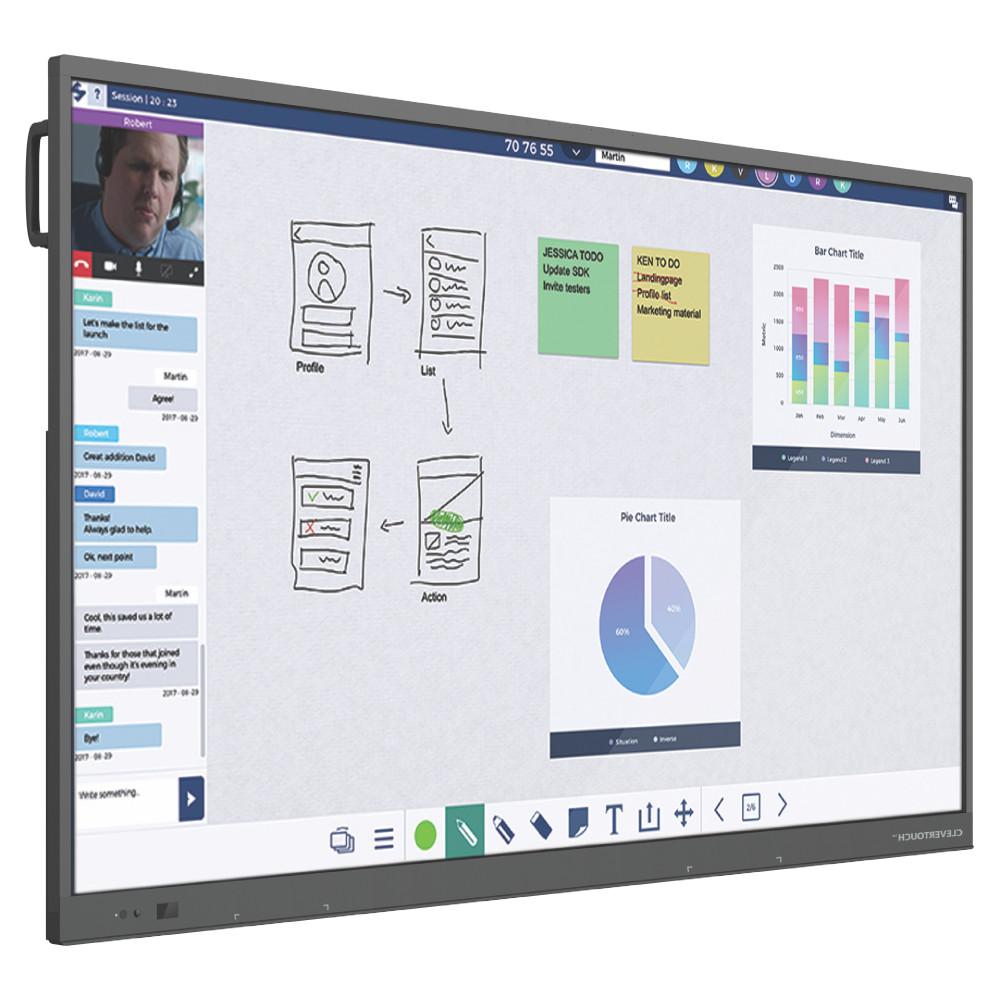 Clevertouch UX Pro 2 75 | 4K interaktivni ekran