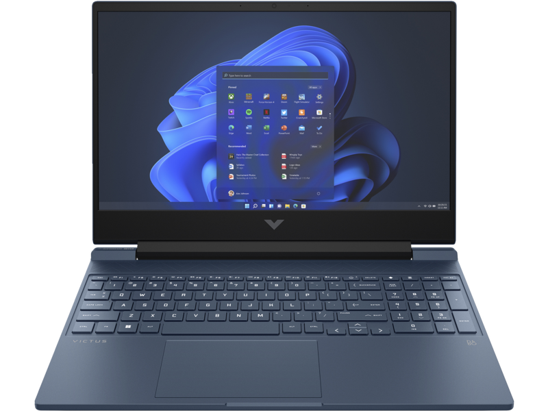 Prijenosnik Victus Gaming 15-fb3007nv, AMD Ryzen 7 7445HS, 3.2GHz, 16 GB DDR5, 512 GB SSD, 15.6″ FHD, NVIDIA RTX 4050 6 GB, Cam, Win