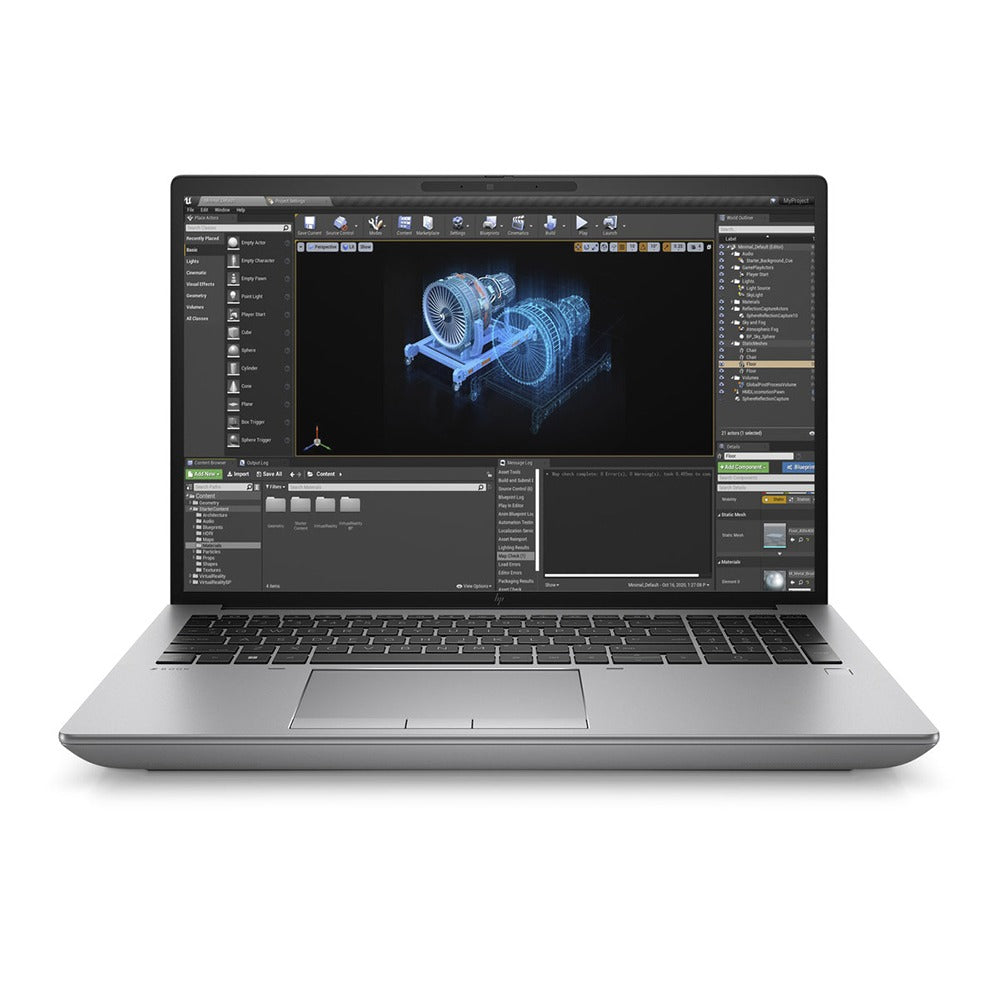 Mobilna radna stanica HP Zbook Fury 16 G10, Intel Core i7 13850HX, 2.10 GHz, 32 GB RAM, 512GB SSD, 16"WUXGA (1920 x 1200), NVIDIA RTX 2000 Ada 8GB, Webcam, Windows, Refurbished