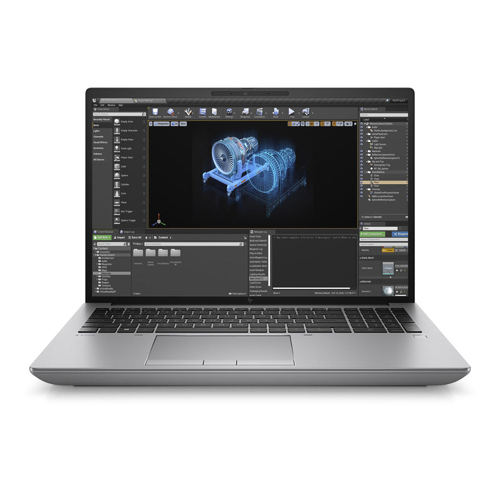 Mobilna radna stanica HP Zbook Fury 16 G10, Intel Core i7 13850HX, 2.10 GHz, 32 GB RAM, 1TB SSD, 16"WUXGA (1920 x 1200), NVIDIA RTX 2000 Ada 8GB, Webcam, Windows, Refurbished