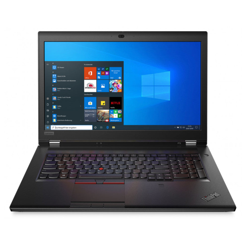 Mobilna radna stanica Lenovo ThinkPad P73, Intel Xeon E-2276M, 2.80 GHz, 32 GB RAM, 1TB SSD, 17.3"FHD (1920 x 1080), NVIDIA Quadro RTX 5000 Max-Q 16GB, Webcam, Windows, Refurbished