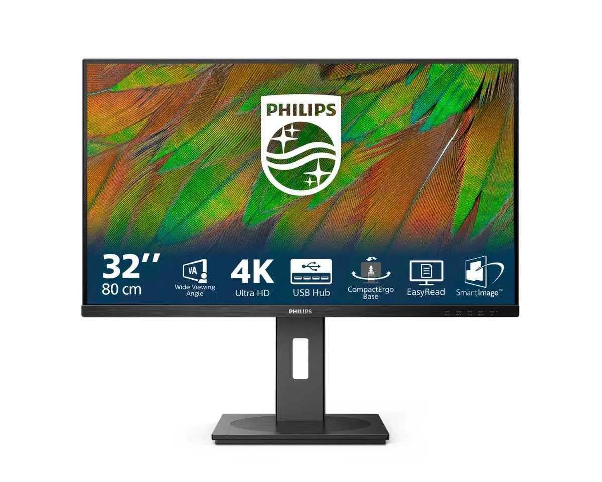 Monitor Philips 32B1N3800 32″ 4K UHD IPS  (zvučnici, HDMI/DP, USB hub, pivot) – novi
