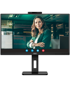 Monitor AOC Q27P3QW (27"), 2560×1440, konferenca 75Hz IPS 4ms 2xHDMI DisplayPort 4xUSB3.2 Pivot Kamera Zvočniki 2x5W 3H AdaptiveSync P3 serija ( 3 leta garancije)