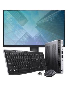 Set HP EliteDesk 800 G4 DM, Intel Core i5-8500T, 2,1 GHz, 8 GB RAM, 256 GB SSD, Intel HD 630, Windows