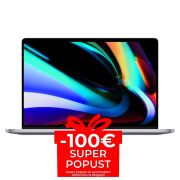 Prijenosnik Apple MacBook Pro 2019 Space Grey, Intel Core i9 9880HK, 2.30 GHz, 64 GB RAM, 512GB SSD, 16" Retina Display s TouchBar, Radeon Pro 5300M 4GB, Cam, Mac OS