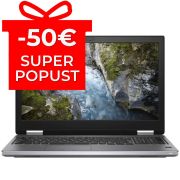 Mobilna Radna stanica Dell Precision 7540, Intel Core i9 9880H, 2,3 Ghz, 32GB RAM DDR4, 512GB SSD, 15.6" FHD, Quadro T2000 4GB, Cam, Windows