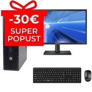 Set HP EliteDesk 800 G2 SFF, Intel Core i5 6500, 3.2GHz, 8GB RAM, 128GB SSD, 320GB HDD, Intel HD, Windows