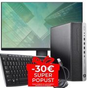 Set HP EliteDesk 800 G3 SFF, Intel Core i5-6500, 3.2Ghz, 8GB RAM DDR4, 256GB SSD, Intel HD 630, Windows