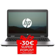 Prijenosnik HP ProBook 650 G2, Intel Core i7 6600U, 2.6GHz, 8 GB DDR4, 256 GB SSD, 15.6″ FHD, Intel HD 520, Cam, Windows, Refurbished
