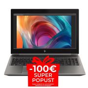 Mobilna Radna stanica HP Zbook 15 G6, i7-9850H, 2.6GHz, 16 GB RAM DDR4, 512 GB SSD, 15.6 FHD, NVIDIA Quadro T2000 Max-Q 4GB, Cam, Windows