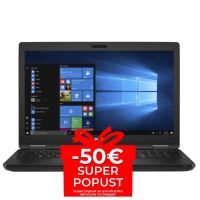 Prijenosnik Dell Latitude 5580, Intel Core i5 7200U, 2.50 GHz, 8GB RAM DDR4, 256GB SSD, 15.6 FHD, Intel HD 620, Cam, Windows