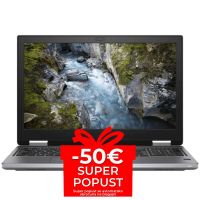 Mobilna Radna stanica Dell Precision 7540, Intel Core i9 9880H, 2,3 Ghz, 32GB RAM DDR4, 512GB SSD, 15.6" FHD, Quadro T2000 4GB, Cam, Windows