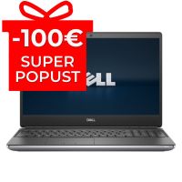 Mobilna Radna stanica Dell Precision 7560, Intel Core i9 11950H, 2.6GHz, 32 GB RAM DDR4, 512 GB SSD, 15.6" FHD, NVIDIA RTX A4000 8GB, Cam, Windows