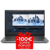 Mobilna Radna stanica Dell Precision 5550, Intel Core i7-10850H, 2.7GHz, 32GB DDR4, 512GB SSD, 15.6" FHD, Quadro T2000 4GB, Cam, Windows