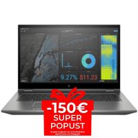 Mobilna Radna stanica HP Zbook Fury 17 G7, Intel Core i7 10850H, 2.7GHz, 32 GB RAM DDR4, 512 GB SSD, 17.3 FHD, NVIDIA RTX3000 6GB, Cam, Windows