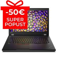 Mobilna Radna stanica Lenovo ThinkPad P53, Intel Core i7-9850H, 2.6GHz, 32 GB RAM DDR4, 512GB SSD, 15.6 FHD, NVIDIA Quadro T1000 4GB, Cam, Windows