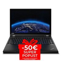 Mobilna Radna stanica Lenovo ThinkPad P53, Intel Core i7-9850H, 2.6GHz, 32 GB RAM DDR4, 512GB SSD, 15.6 FHD, NVIDIA Quadro T1000 4GB, Cam, Windows